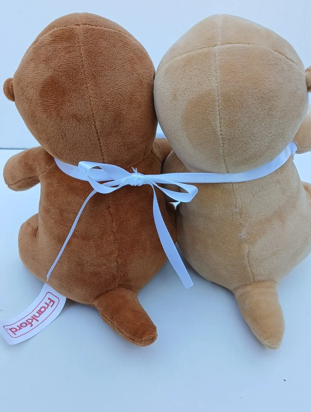 Pair of Frankford Target Otter Date Night Plush Valentine's Day stuffed animals